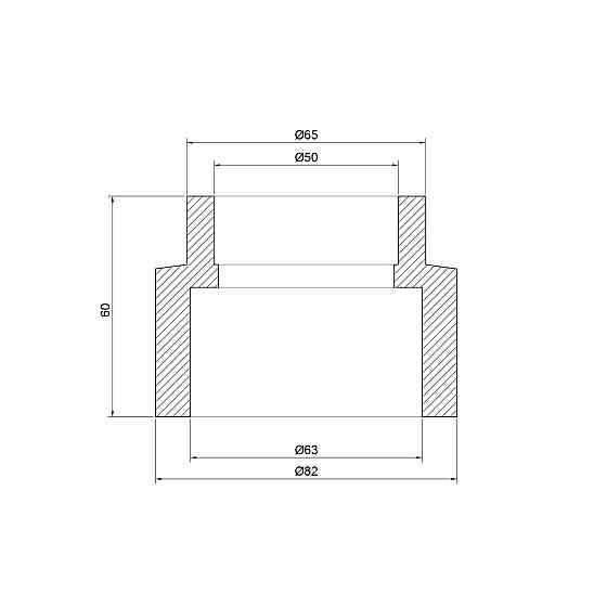 Муфта PPR Thermo Alliance 63х50 Киев