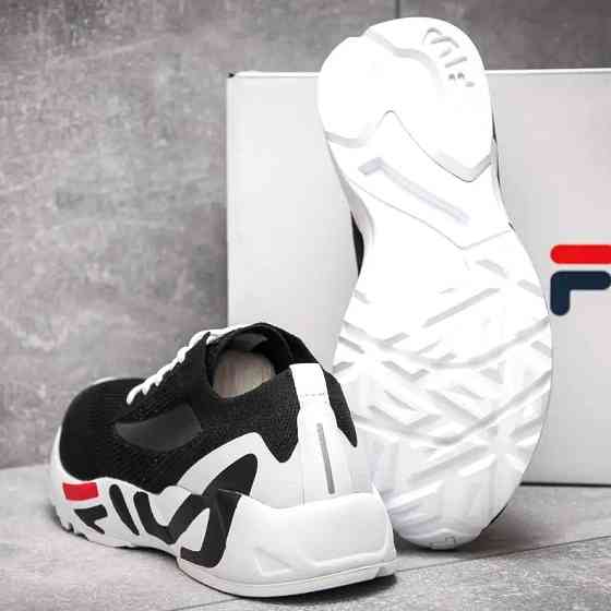 Кросівки FILA Чорні Чоловічі Філа Тканинні Літні для бігу (розміри: 41,42,43,44,45) Дніпро