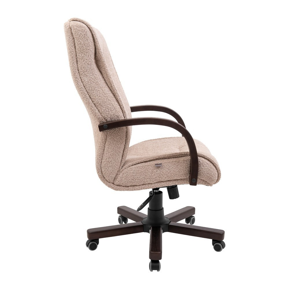 Офисное Кресло Руководителя BostonlDesign М2 AnyFix Wood Walnut Llama Белый Киев - изображение 3