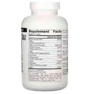 Пробіотики Source Naturals Ефірні Ензими, 500 мг, Daily Essential Enzymes, 120 вегетаріанських до (SN1302) Вінниця