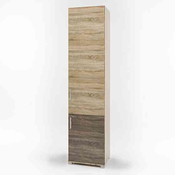 Шкаф-пенал закрытый Эверест Бриз-15 сонома + трюфель (DTM-2268) Львов