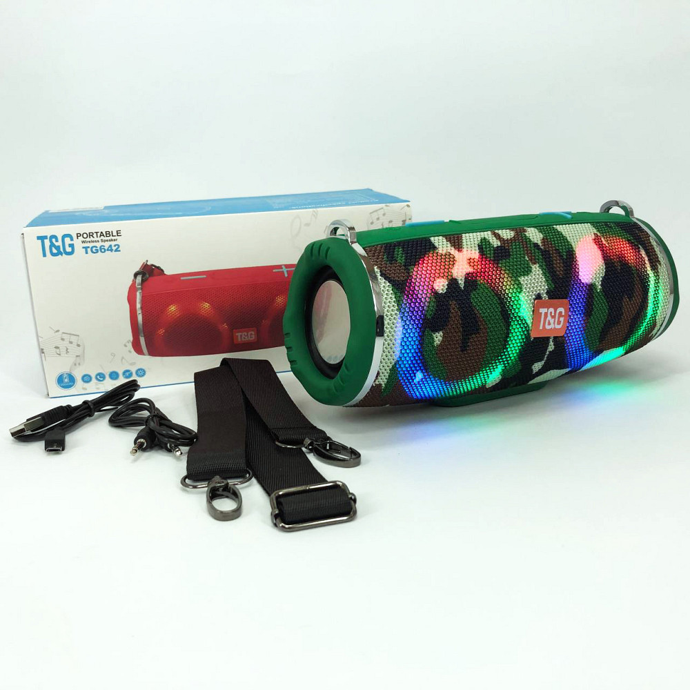 Мини-колонки с подсветкой, Портативная Bluetooth колонка AUX, Бюджетная блютуз колонка RT-61 Львов - изображение 19