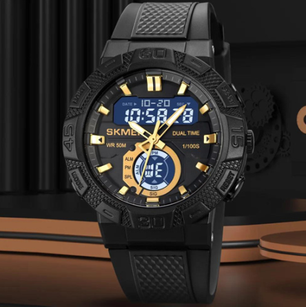Годинники наручні SKMEI 1881GDBK, ЗОЛОТО-ЧОРНИЙ, 10276 Дніпро