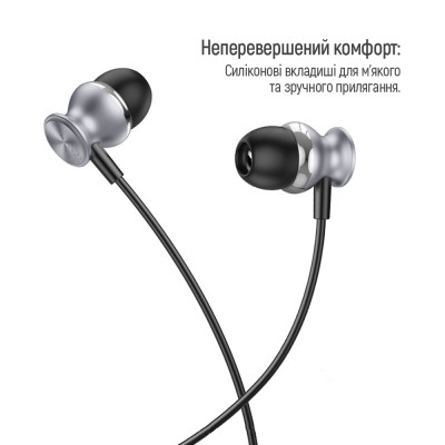 Навушники ColorWay 3.5 mm Wired Earphone UrbanBeat Black (CW-WD03BK) Вінниця - фото 9