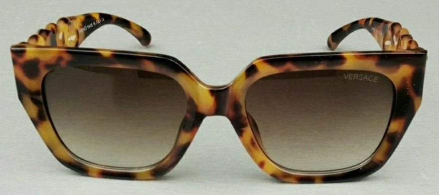 Брендовые модные женские очки коричневые тигровые с градиентом. Киев - изображение 7