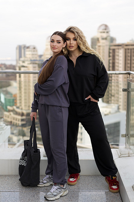 Спортивный костюм женский из двунитки 