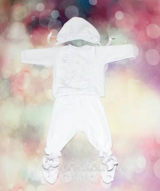 Велюровий костюм для хлопчика Ангел-Ведмедик Львів - фото 1