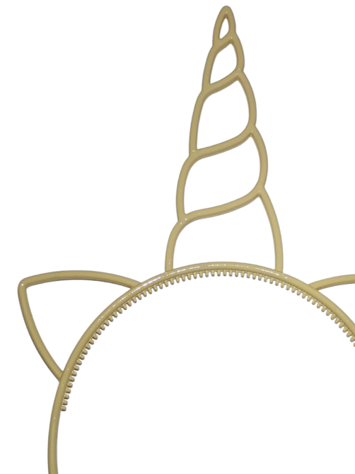 Детский обруч Единорог с ушками 22 на 14 см желтый Киев - изображение 9