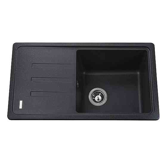 Гранітна мийка Globus Lux LUGANO графіт 780x435мм-А0001 (000008848) Київ