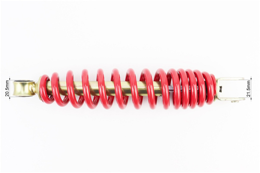 Амортизатор задній GY6/Yamaha - 255мм*d50мм (втулка 10мм / вилка 8мм), червоний Київ - фото 3