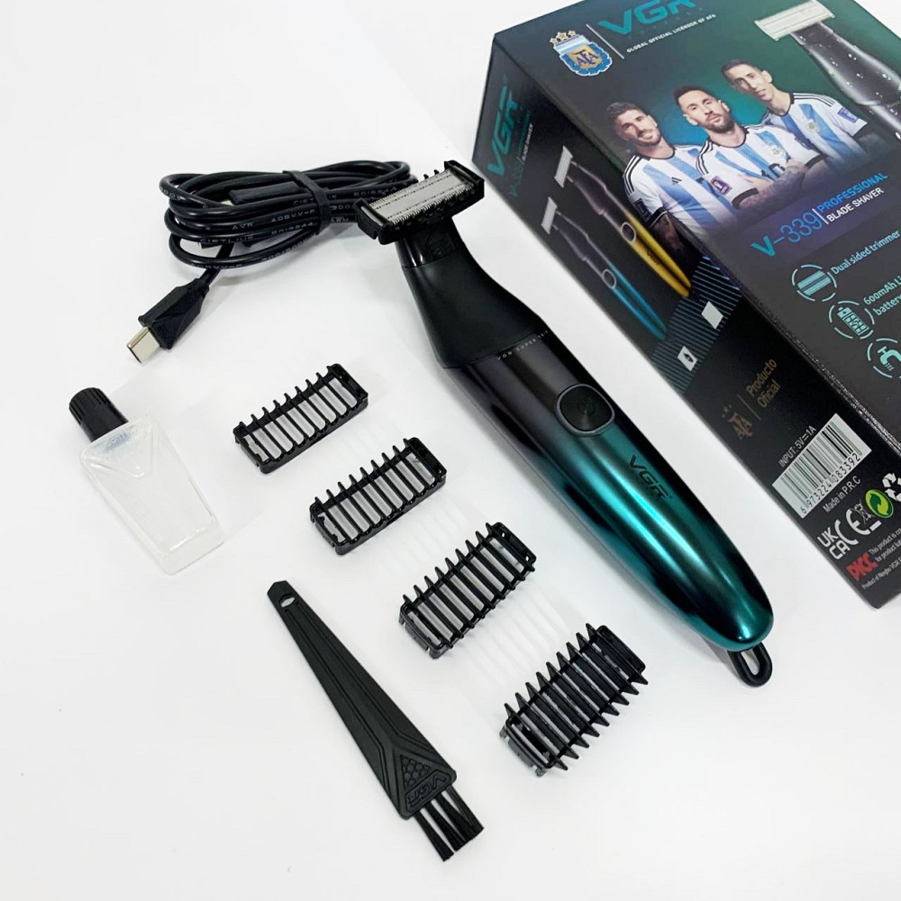 Бритвы электрические VGR V-339 GREEN, Електробритва для бритья, Хорошая электробритва для бороды WP-95 Львов - изображение 8