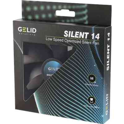 Кулер для корпуса Gelid Solutions Silent 14 Black 140 mm (FN-PX14-11) Винница
