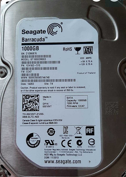 Жорсткий диск на 1000 GB Київ - фото 2