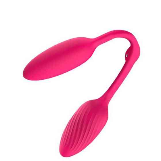 Подвійний гнучкий анально-вагінальний вібратор Pretty Love Double Egg Вінниця