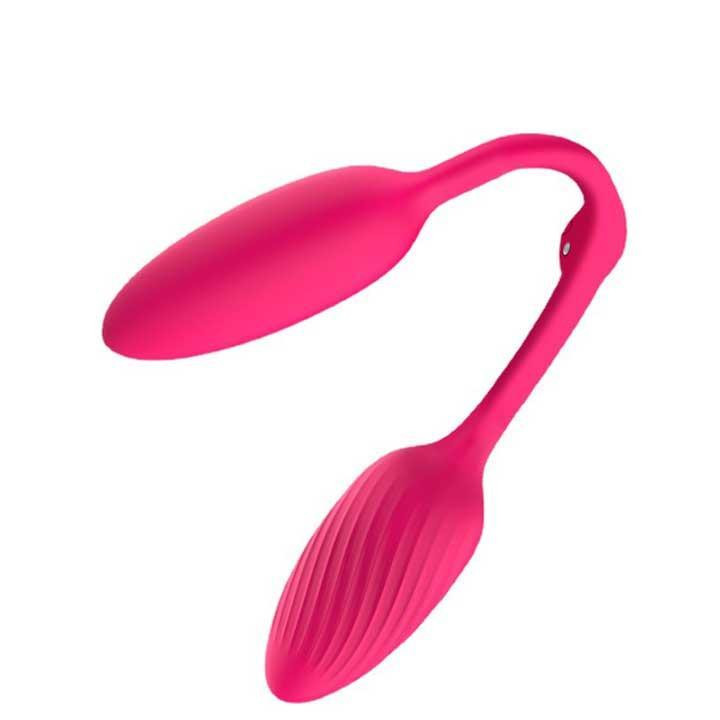 Подвійний гнучкий анально-вагінальний вібратор Pretty Love Double Egg Вінниця - фото 1