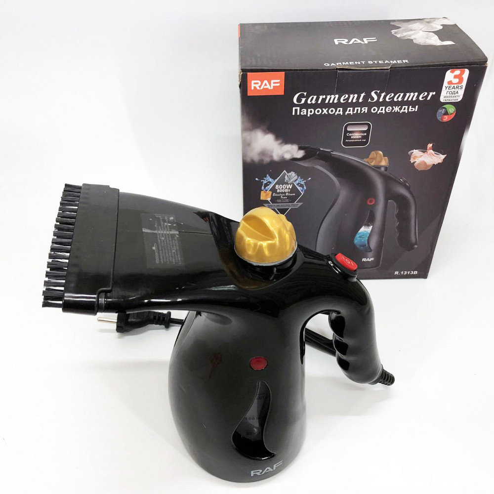 Універсальний відпарювач-пароочисник RAF, Компактна парова праска для подорожей, Пароочисники для штор MZ-75 Львів - фото 9