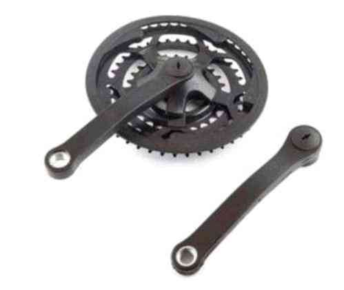 Звезды велосипедные (передние) 28/38/48T (+2 шатуна L- 17 см, квадрат, черные, с защитой) Мукачево