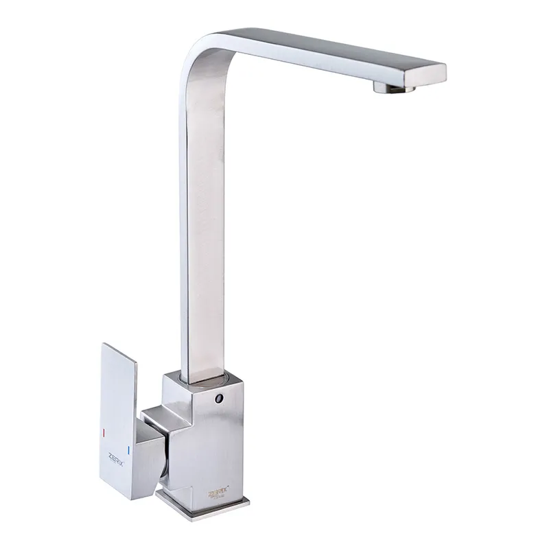 Сучасний кухонний змішувач Zerix KUB 011 з комфортним керуванням Харків - фото 1