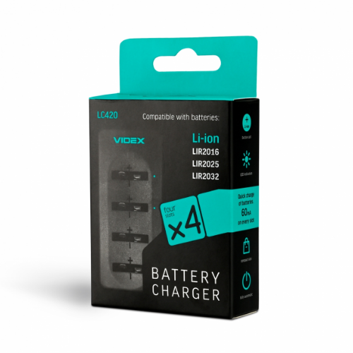 Зарядний пристрій для акумуляторних батарейок VCH-LC420 Videx Житомир - фото 8