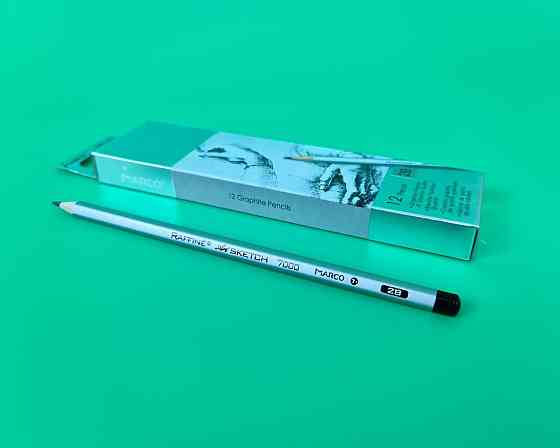 Олівець простий набір 12 шт. Марко No7000-2B raffine (1 пачка) Харків