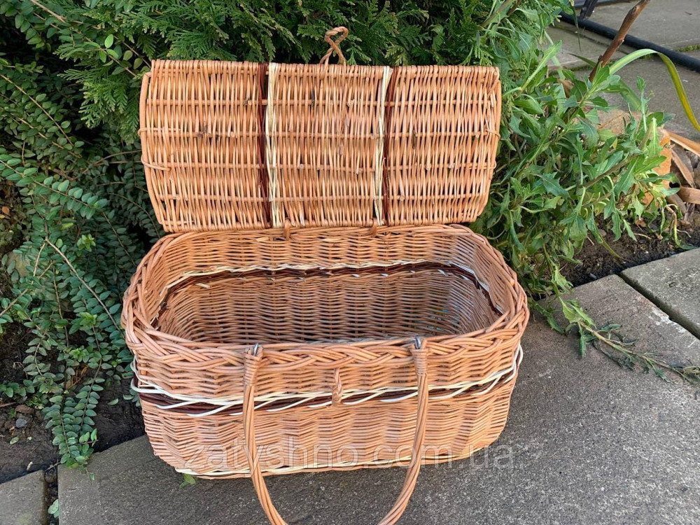 Корзина  с крышкой плетеная Киев - изображение 5