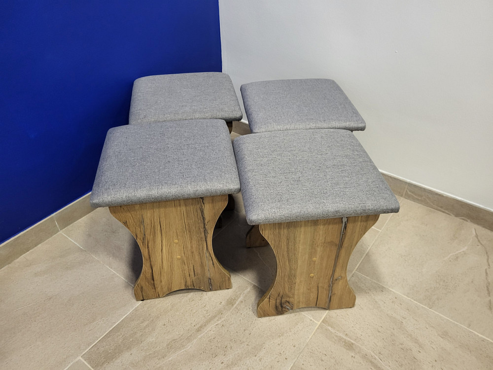 4 табурета (комплект) 35х35х44 см / mebelservice  / Дуб Флагшток Львів - фото 9