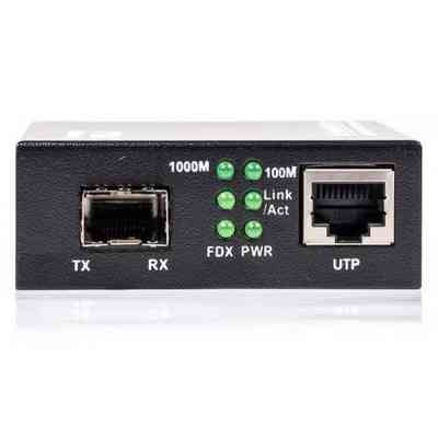 Медиаконвертер RCI 1G, SFP slot, RJ45, standart size metal case (RCI300S-G) Винница