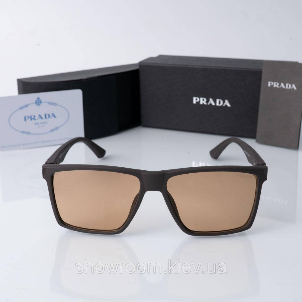 Сонцезахисні стильні чоловічі окуляри Pr (7340) Київ - фото 2