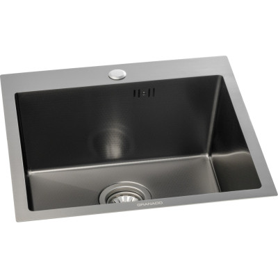 Мойка кухонная GRANADO Galera S201 black honeycomb (GS02201BH) Винница - изображение 4