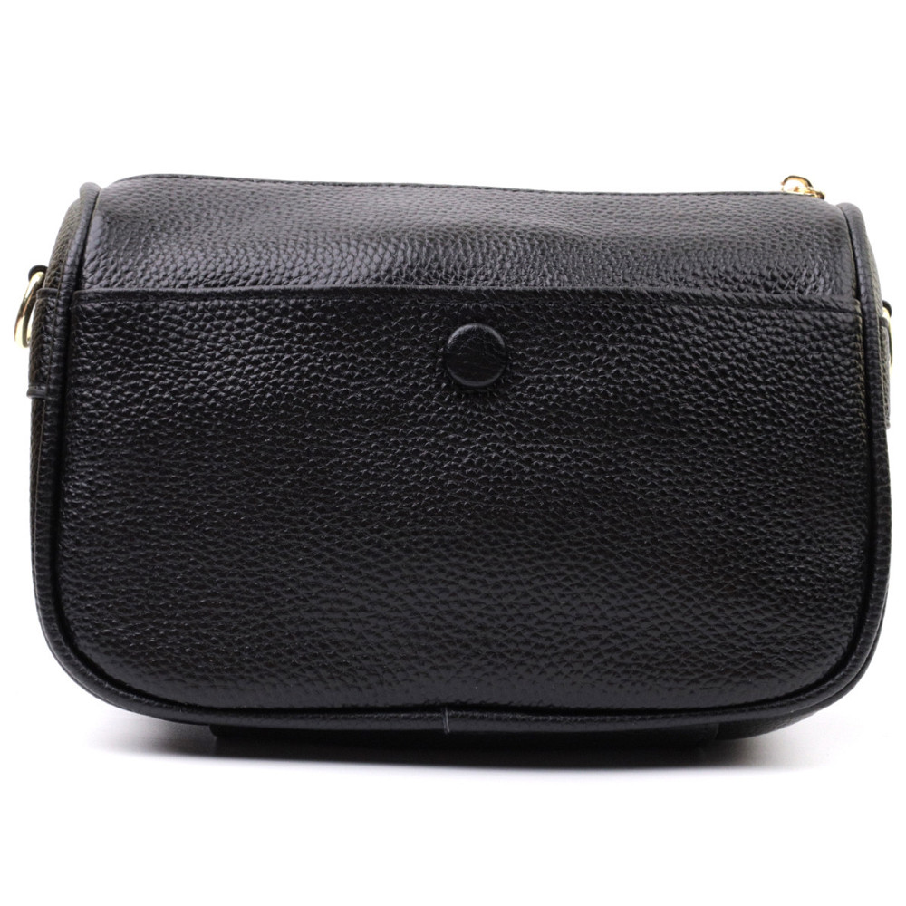 Сумка кросс-боди для женщин на каждый день из натуральной кожи Vintage 22590 Черная Киев - изображение 7