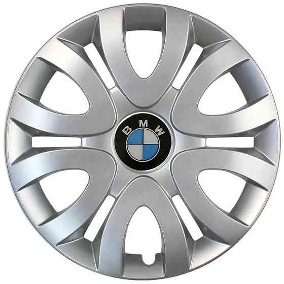 Автомобильные модельные колпаки R15 BMW 330 4шт, SJS, серебряные Киев