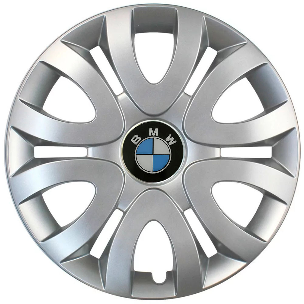Автомобильные модельные колпаки R15 BMW 330 4шт, SJS, серебряные Киев - изображение 1