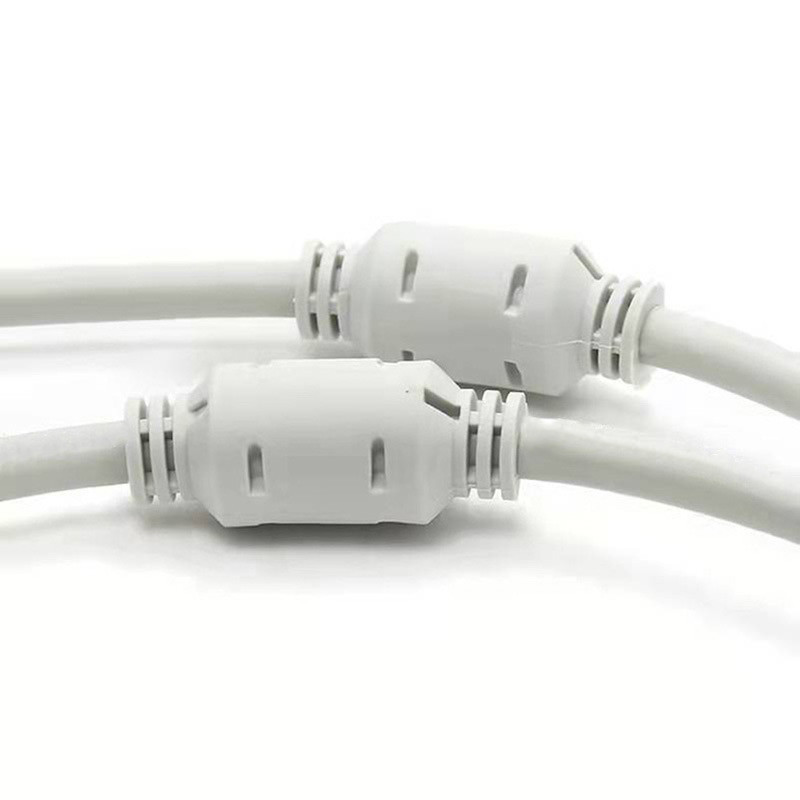 Комутатор VGA 1 на 2, спліттер VGA з феритовими фільтрами, розгалужувач сигналу для моніторів, кабель VGA 25 см Київ - фото 8