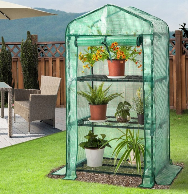 Теплиця парник з полицями Avko Garden AGH1403 (30301403) міні теплиця для балкона і тераси Київ - фото 6