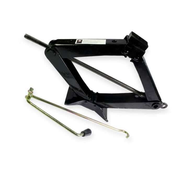 Домкрат ромбовый 2 т, 100-442 мм, резиновая опора Мукачево - изображение 1