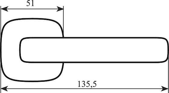 Ручка Colombo Spider MR11 мат хром (без вставки) R ф/з Киев
