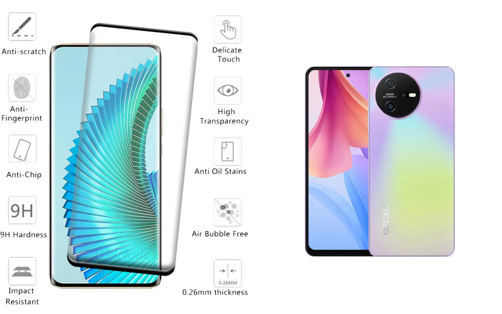 Захисне скло HyperGlass Pro для Blackview Oscal Tiger 12 – максимальна чутливість та захист Київ - фото 2