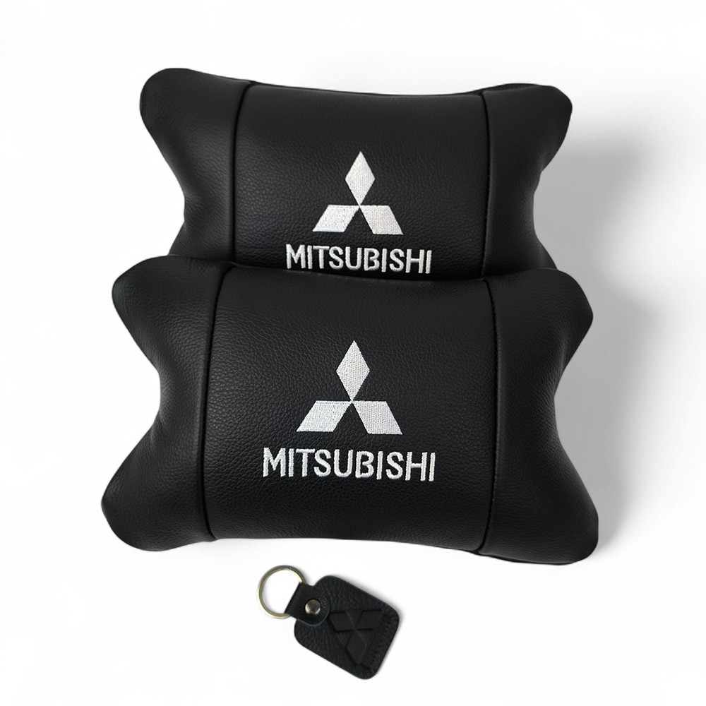 Подушка для шеи для водителя Mitsubishi, Подушка на подголовник в авто, Подарок в машину мужчине AW-49 Львов - изображение 5