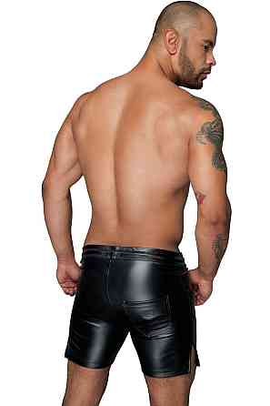 Чоловічі шорти з мокрим ефектом Noir Handmade H061 Powerwetlook shorts, M Sex Aura Київ