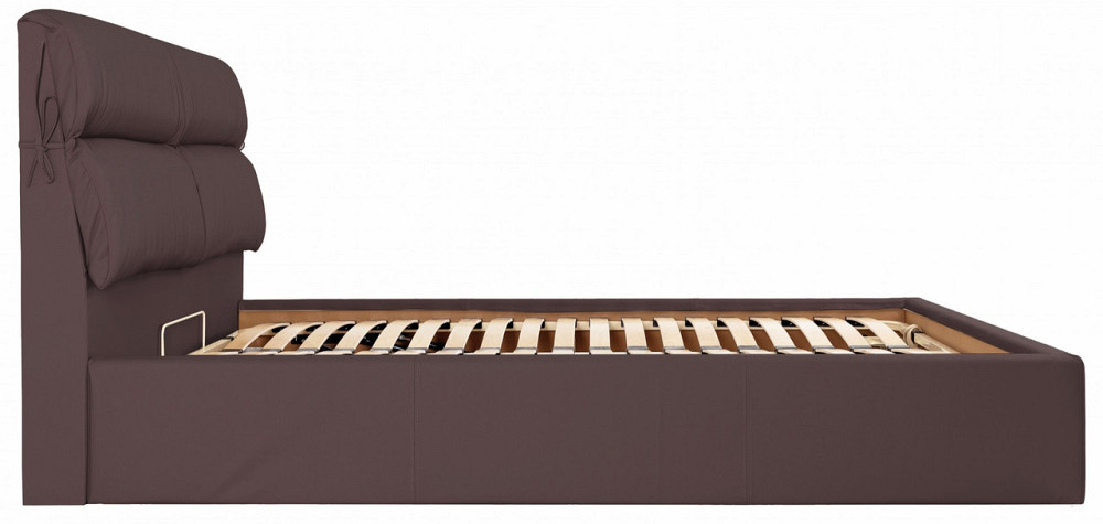 Кровать Edinburgh VIP 120 х 200 см Fly 2231 С дополнительной металлической цельносварной рамой Темно-коричневый Днепр - изображение 12