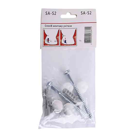 Кріплення SA- S2, для унітазу, біде, Ø6 мм CRISTAL Киев