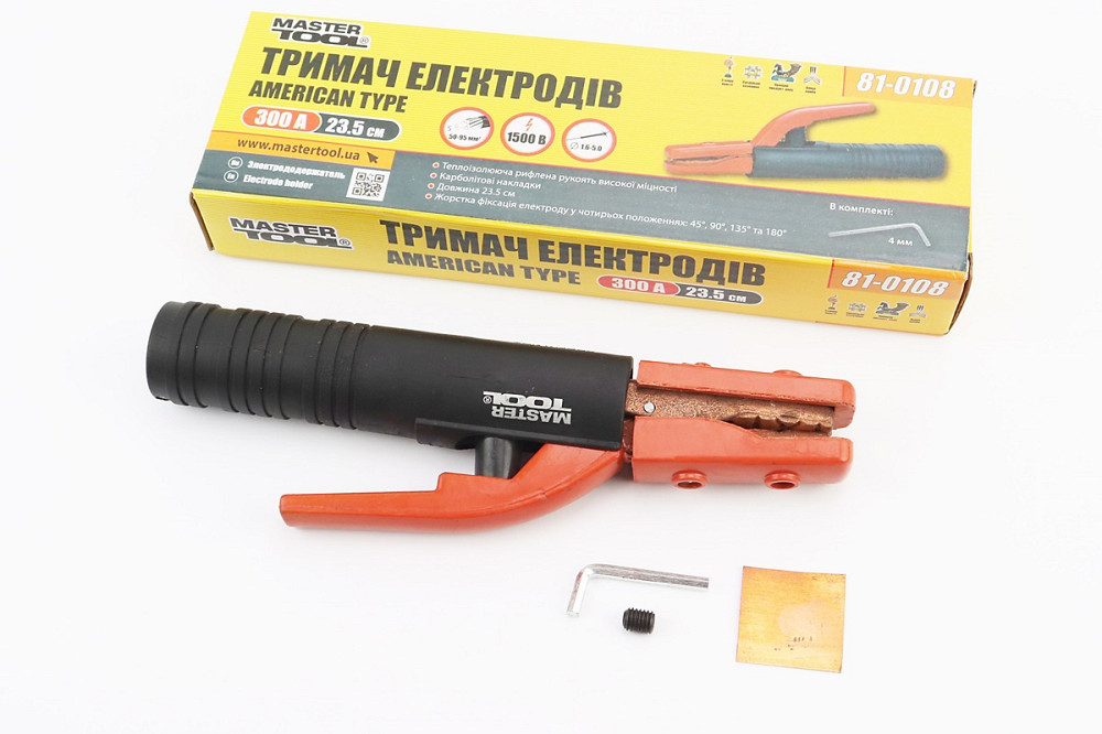 Тримач електродів American type 300А 81-0108 Київ - фото 1