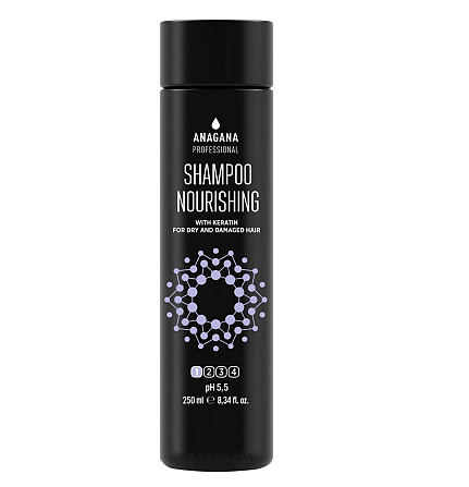 Шампунь Питательный с кератином Nourishing Shampoo Anagana 250 мл Винница - изображение 1