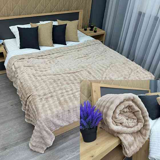 Плед-покривало 200х230 см (+-5см) Soft Night бежевий (87-129) Київ