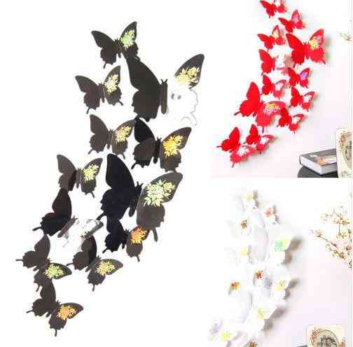 Білі метелики з принтом - 12шт. Київ