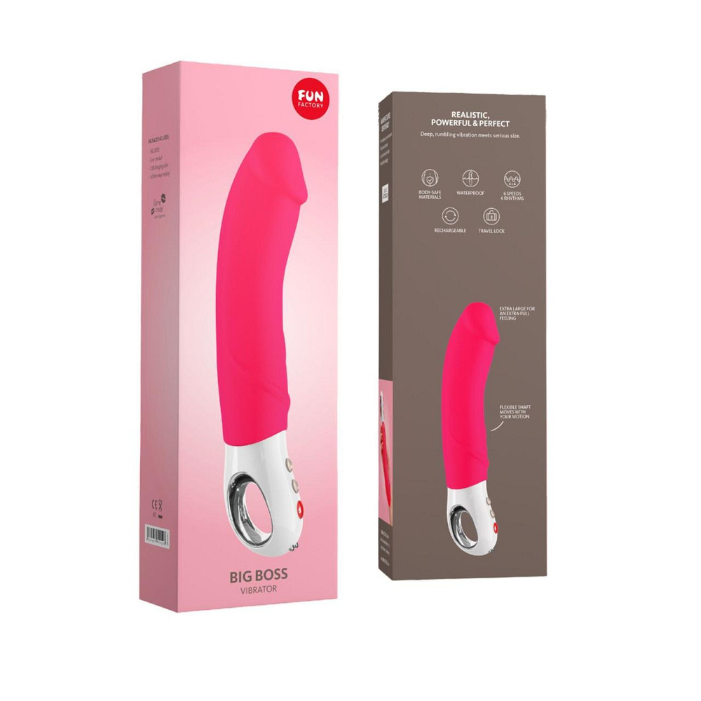Вібратор для точки G Fun Factory BIG BOSS pink (м'яте паковання!!!) Sex Aura Київ - фото 8