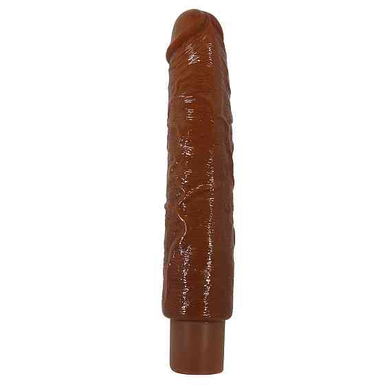 Перезаряжаемый вибратор реалистик Pretty Love - Soren Realistic Vibrating Dildo Brown, BW-500083-1 Sex Aura Киев