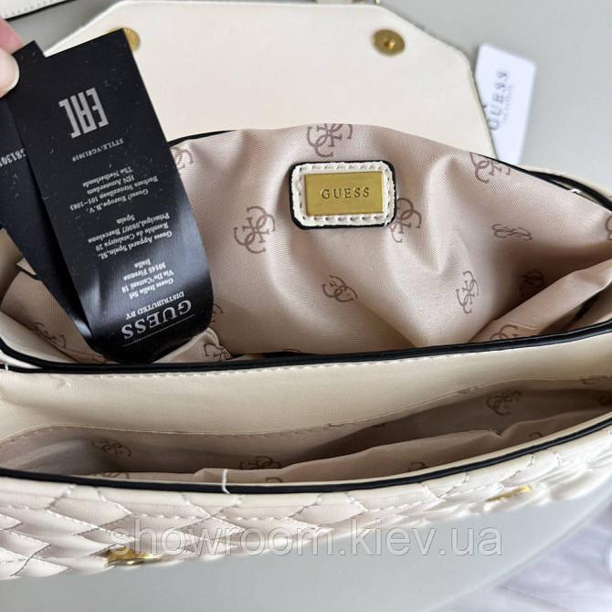 Женская сумочка Guess на плечо (787080) белая Киев - изображение 7