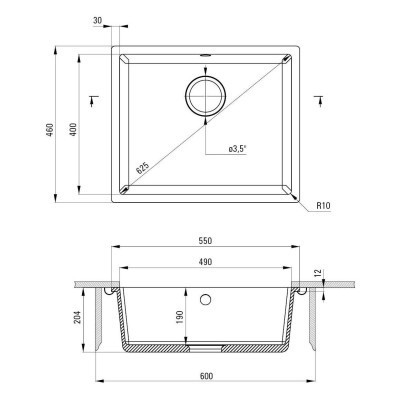 Мийка кухонна Deante Corda (ZQA G10C) Вінниця - фото 2