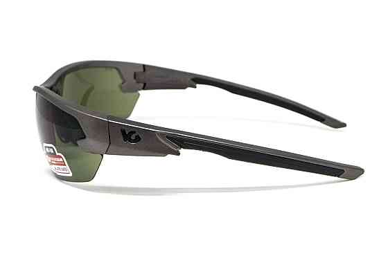 Захисні окуляри Venture Gear Tactical Semtex 2.0 Gun Metal (forest gray) Anti-Fog, чорно-зелені в оправі кольору "темний металік" Запоріжжя